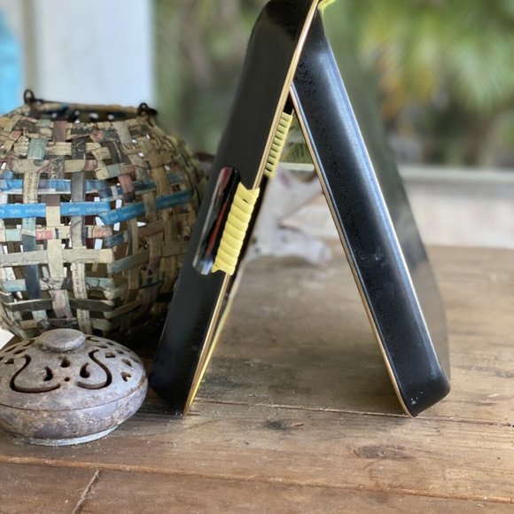 Pair of Vintage Japanese Black Lacquer Trays! Chic Hostess Gear! - Picture 6 of 8